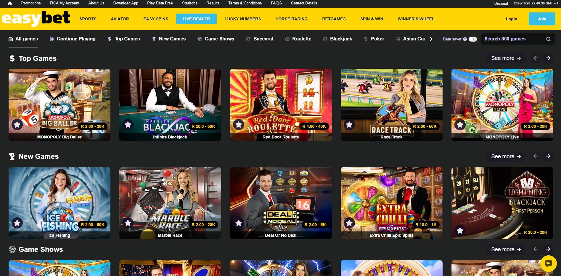 EasyBet Live Dealer